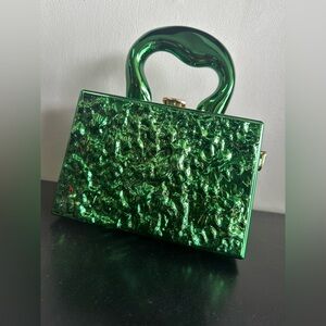 Elegant Green Handbag